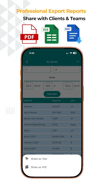 Construction Calculator A1 screenshot 5