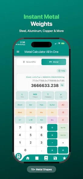 Metal Calculator A1 Pro screenshot 6