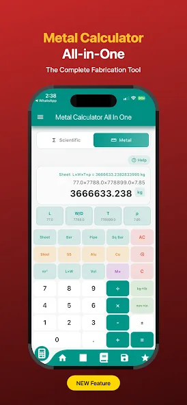 Metal Calculator A1 Pro screenshot 7