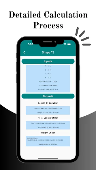 Steel BBS Calculator A1 Pro screenshot 4